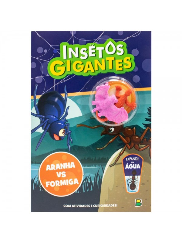 Insetos Gigantes - Livro de Atividades: Aranha VS Formiga