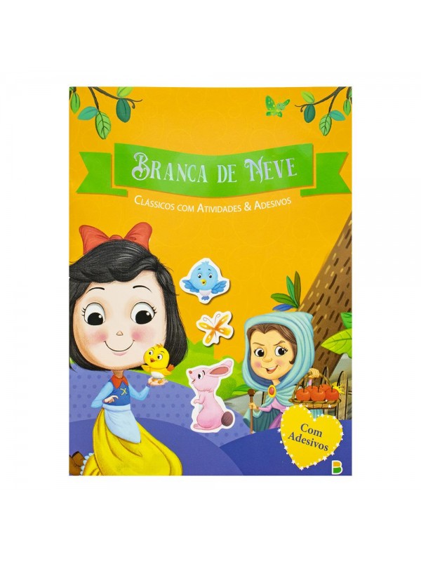 Clássicos com Atividades & Adesivos: Branca de Neve