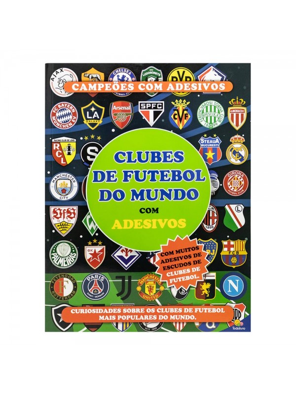 Campeões com Adesivos: Clubes de Futebol do Mundo