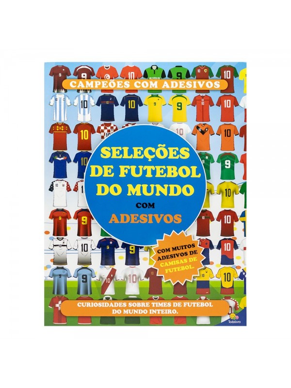 Campeões com Adesivos: Seleções de Futebol do Mundo