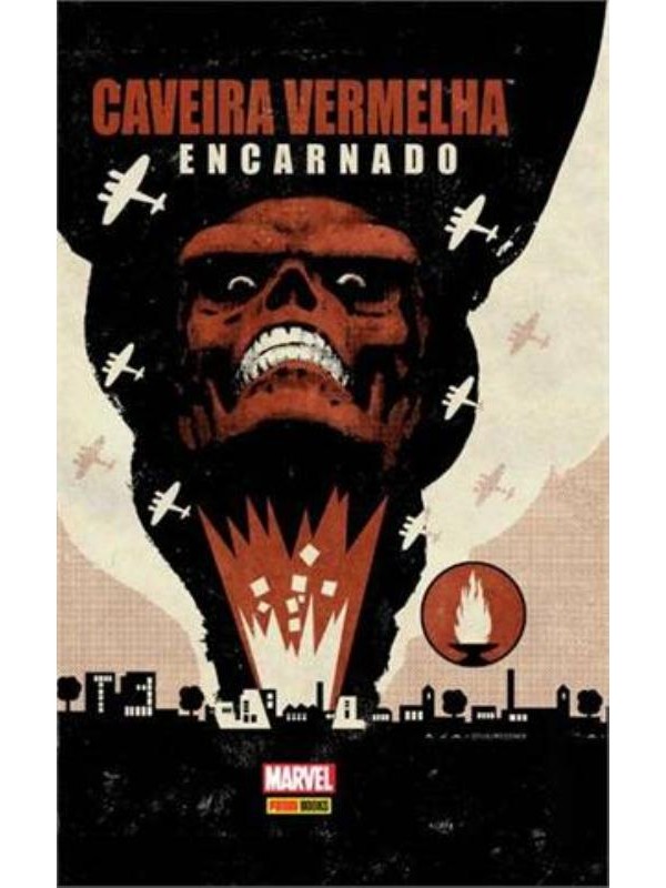 Caveira vermelha: encarnado