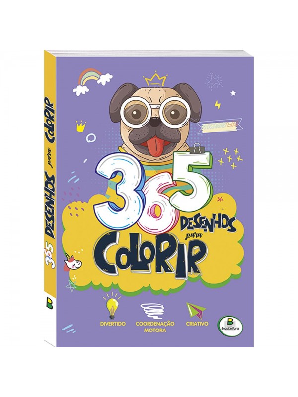 365 Desenhos para colorir (Roxo)