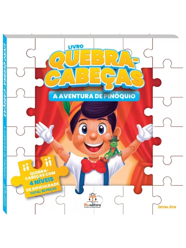 LIVRO QUEBRA CABECAS - A AVENTURA DE PINOQUIO