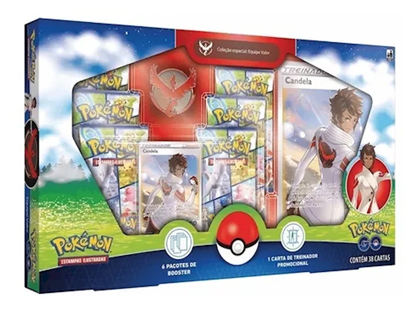 BOX POKEMON GO - EQUIPE VALOR
