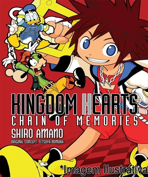 COLEÇÃO KINGDOM HEARTS - CHAIN OF MEMORIES - VOL 01 E 02