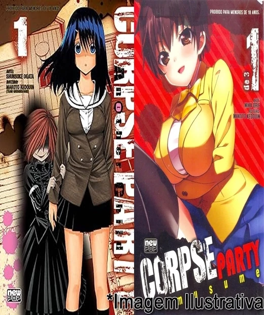 COLEÇÃO CORPSE PARTY - ANOTHER CHILD E MUSUME - 6 VOLUMES
