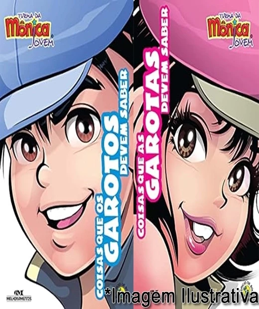 COLEÇÃO TURMA DA MONICA - COISAS QUE TODOS GAROTOS E GAROTAS DEVEM SABER - 2 VOLUMES