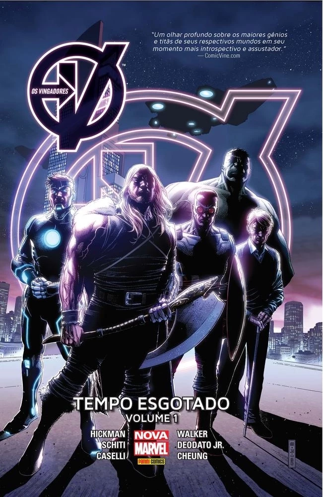 COLECAO VINGADORES - TEMPO ESGOTADO - VOL 01 AO 04
