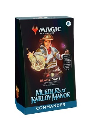 DECK COMMANDER - ASSASSINATO NA MANSAO KARLOV - BLAME GAME OU DEADLY DESGUISE