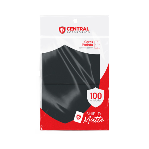 CENTRAL SHIELD MATTE - PRETO