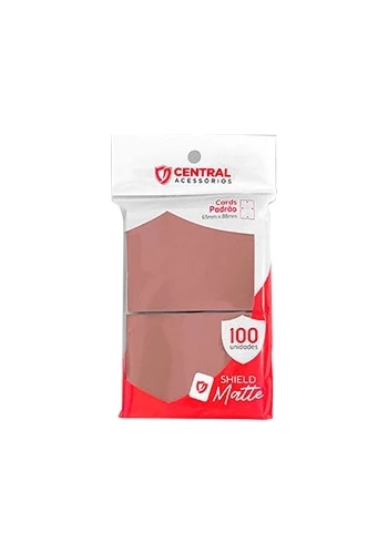 CENTRAL SHIELD MATTE - MARROM PASTEL