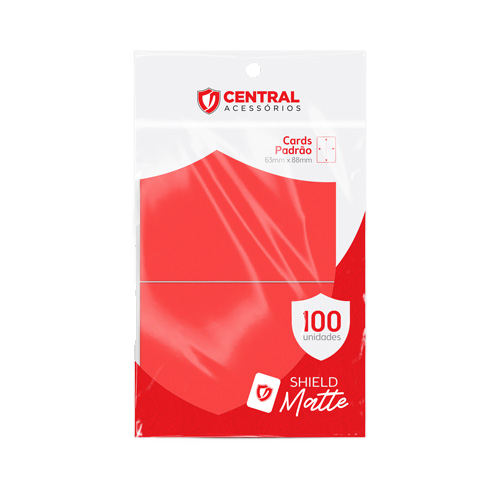 CENTRAL SHIELD MATTE - VERMELHO