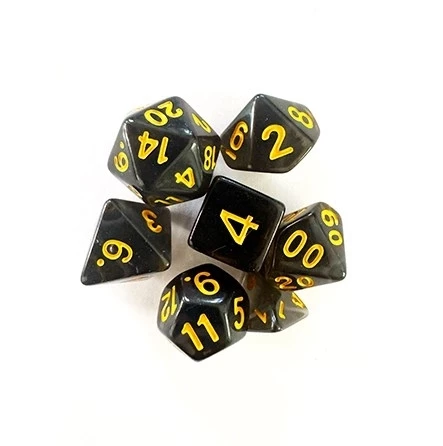 CONJUNTO DE DADOS CENTRAL TRANSLUCIDO - FUMACA E DOURADO