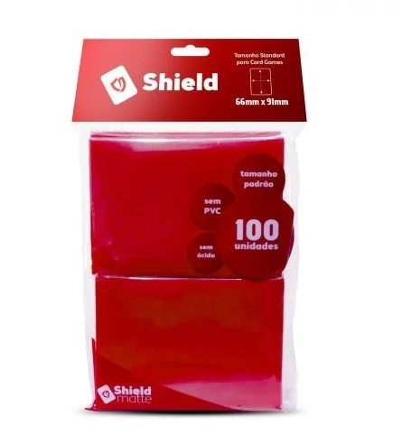 CENTRAL SHIELD MATTE - VERMELHO