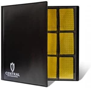 PASTA CENTRAL ALBUM PRETA - 12 BOLSOS P/480 CARDS