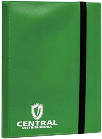 PASTA CENTRAL ALBUM 9 BOLSOS - VERDE