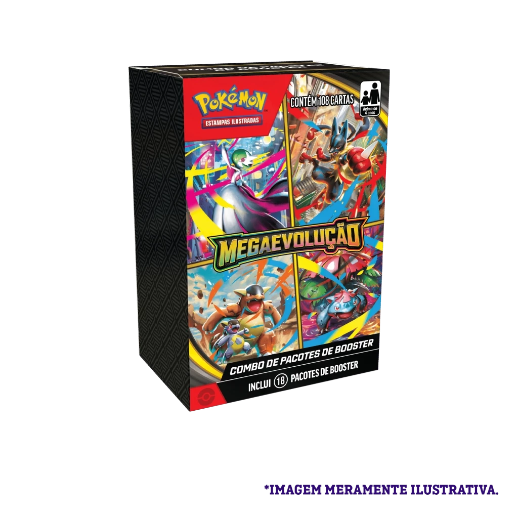 COMBO DE PACOTES DE BOOSTER - MEGAEVOLUÇÃO