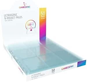 FOLHAS PLASTICAS 9 BOLSOS GAMEGENIC ULTRASONIC