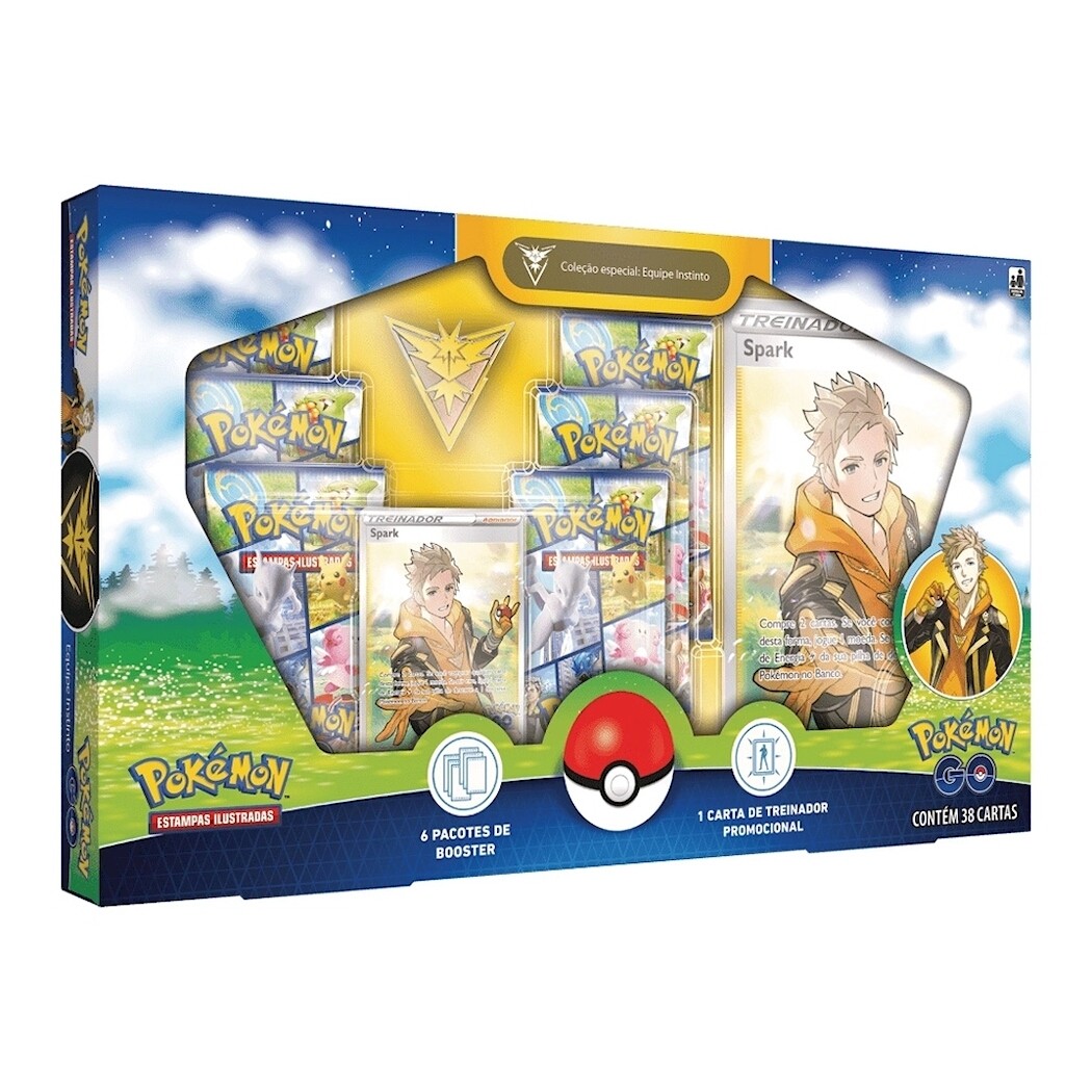 BOX POKEMON GO - EQUIPE INSTINTO