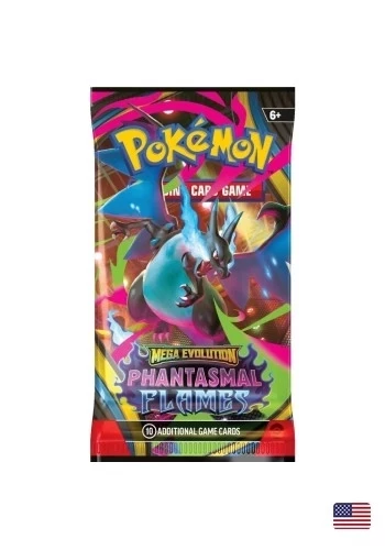 Booster Avulso - Megaevolução 2 - Fogo Fantasmagórico