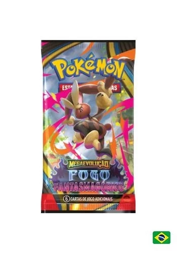 Booster Avulso - Megaevolução 2 - Fogo Fantasmagórico