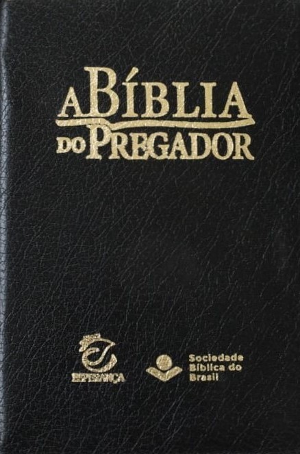 A Bíblia do Pregador - Capa Preta Zíper - Versão Almeida RC (Revista e Corrigida) - Tamanho 6