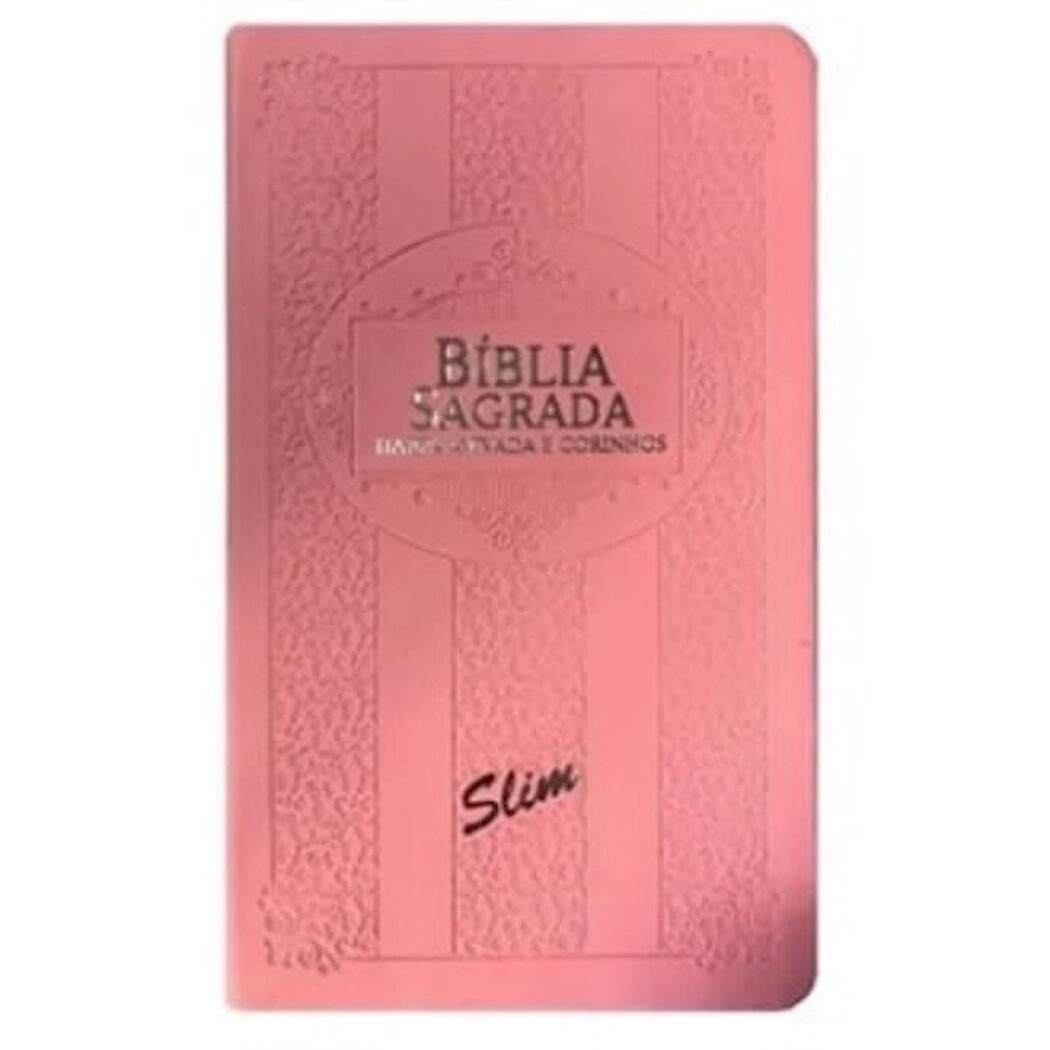 BIBLIA SAGRADA SLIM - ROSA