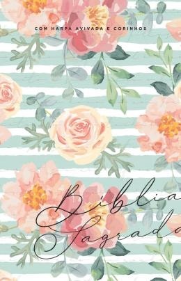 BIBLIA ARC 860 FLORAL CANTICO - LETRA NORMAL