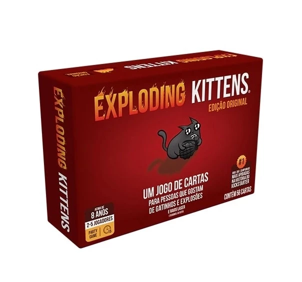 EXPLODING KITTENS - EDIÇÃO ORIGINAL