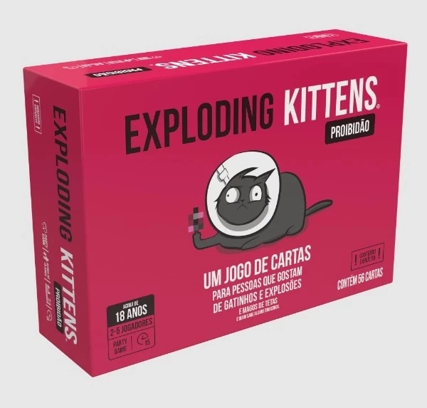 EXPLODING KITTENS PROIBIDAO - NOVA EDIÇÃO