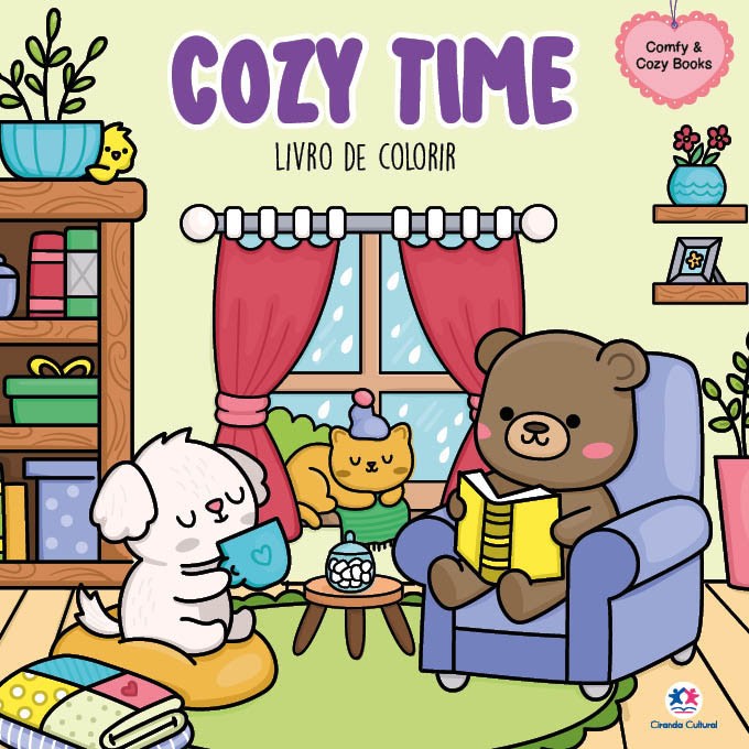 Cozy time - Livro de colorir