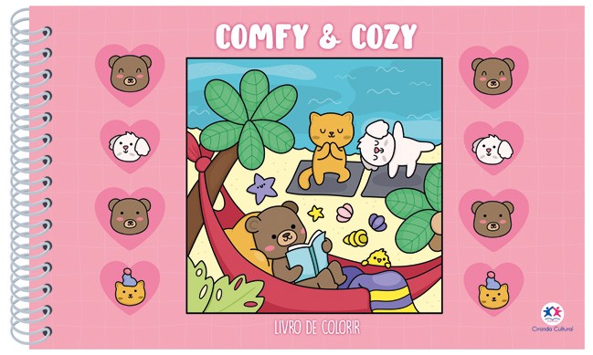 Comfy and Cozy Pink - Para Colorir