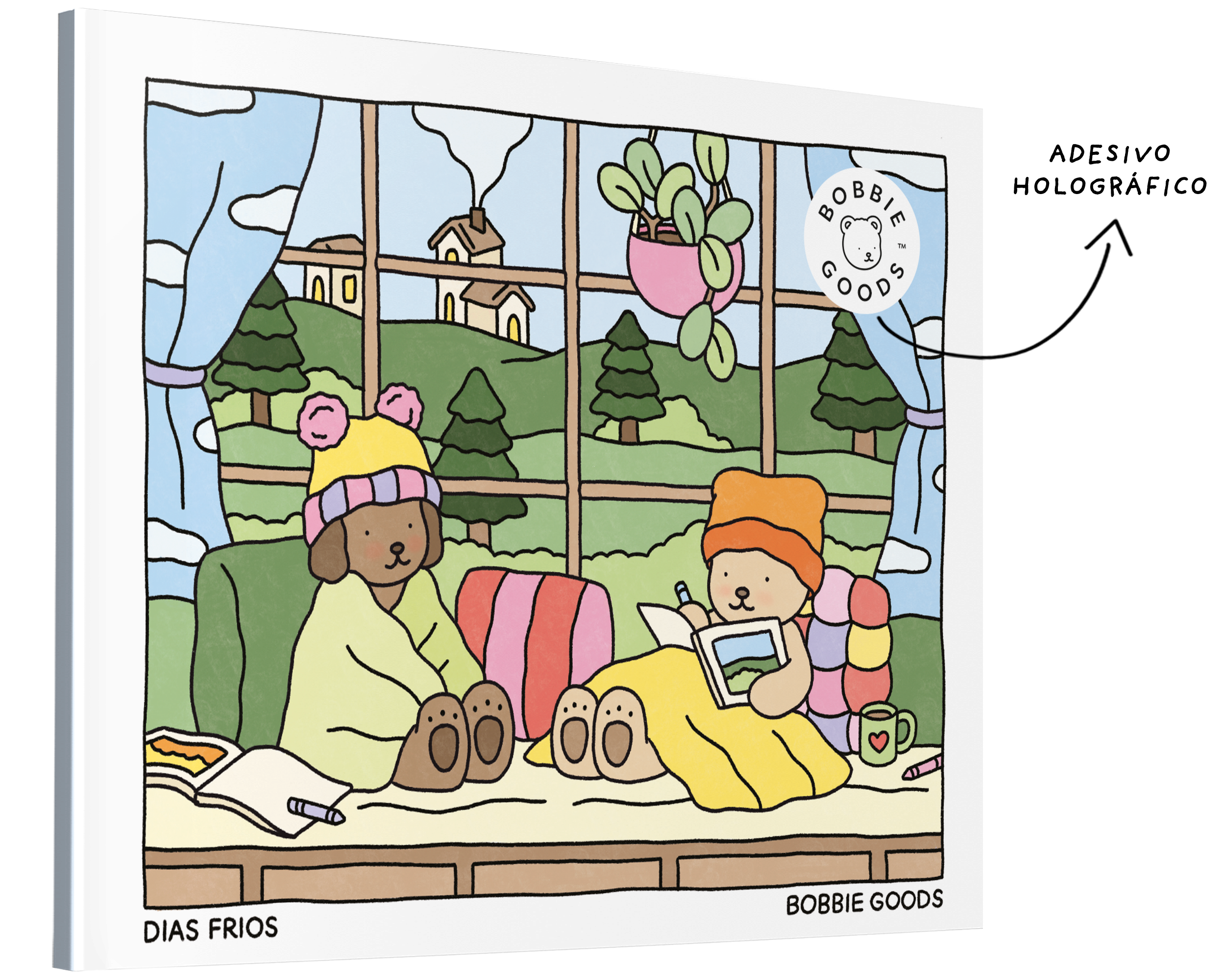 Dias frios (Fall-Winter) – Livro de colorir oficial Bobbie Goods