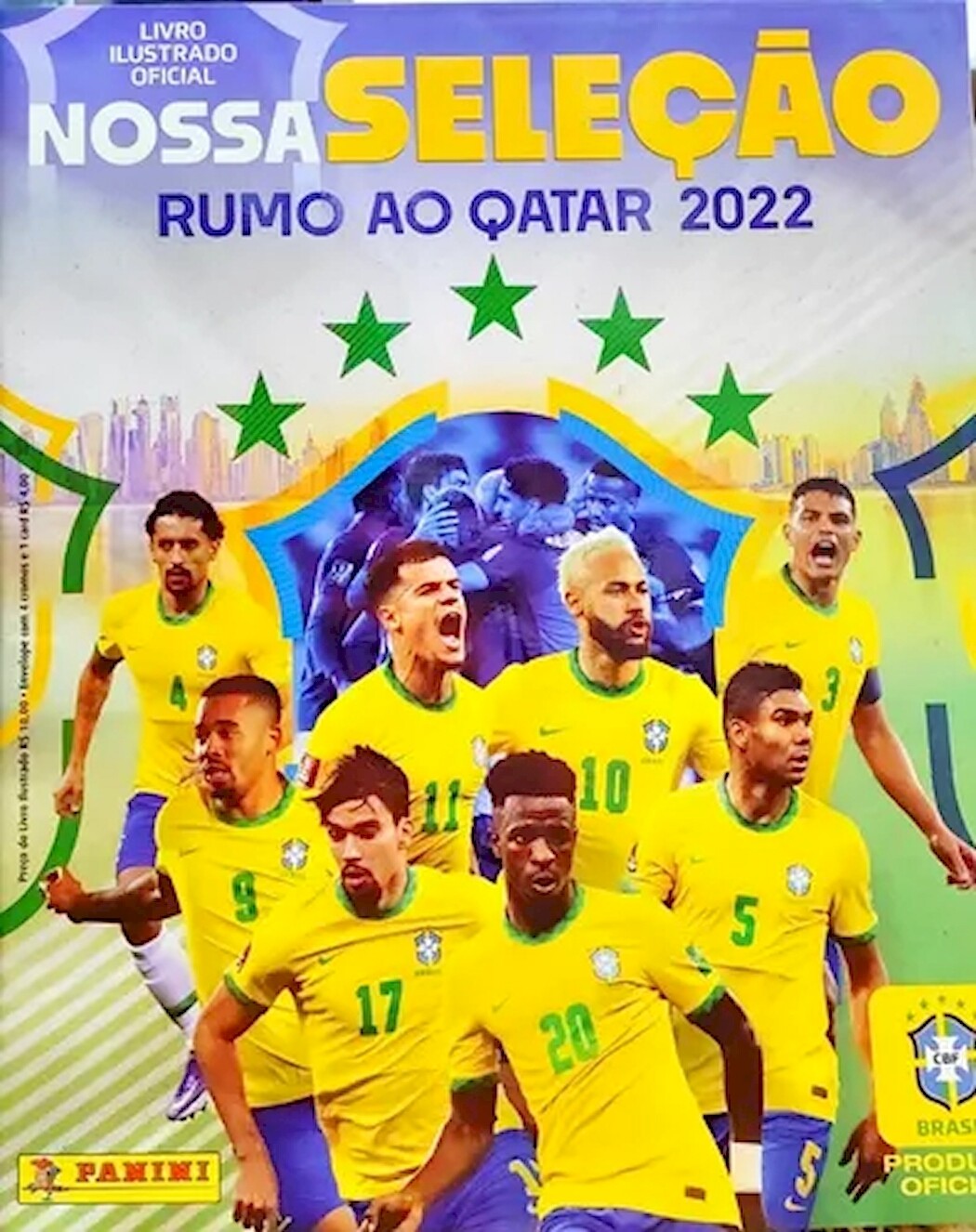 LIVRO ILUSTRADO OFICIAL NOSSA SELECAO - RUMO AO QATAR