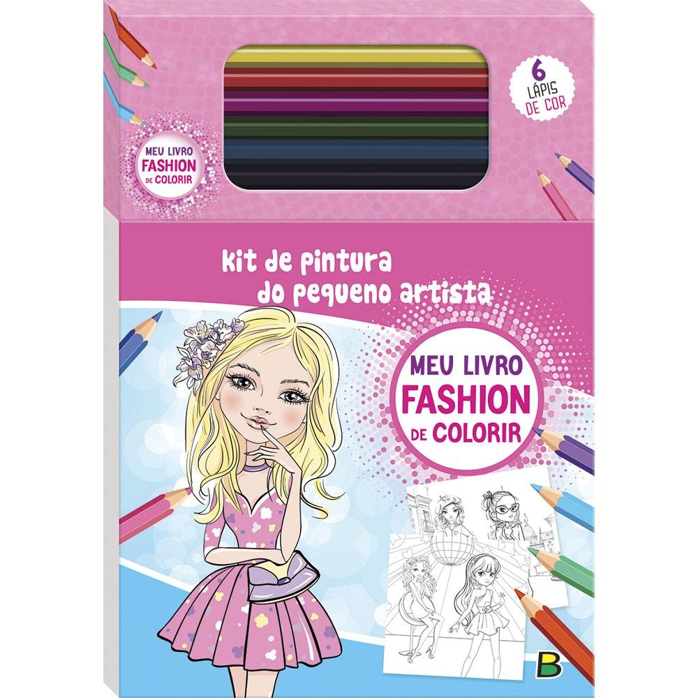Kit de Pintura do Pequeno Artista: Fashion