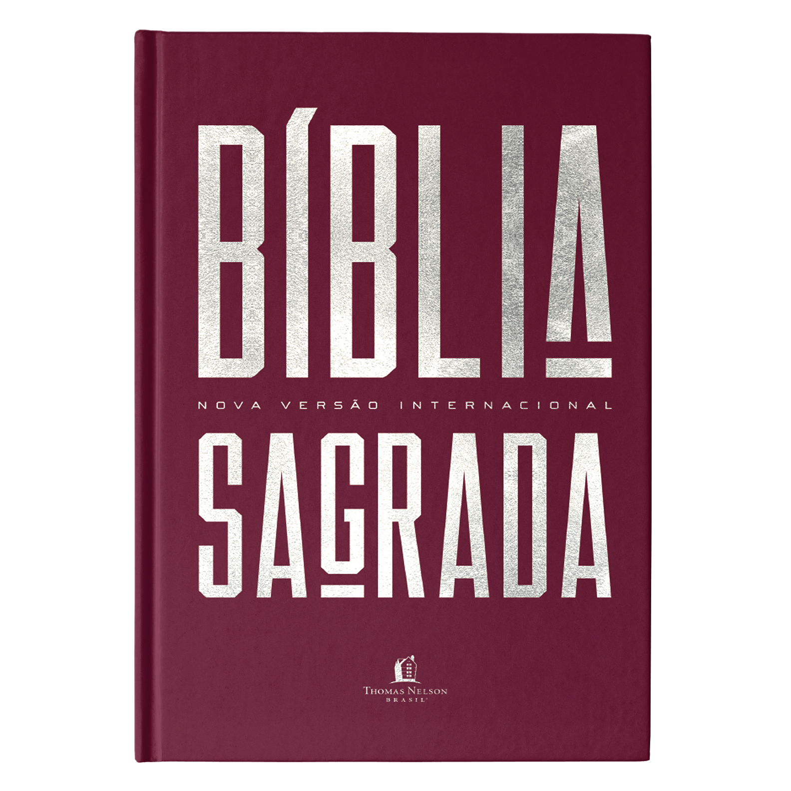 Bíblia NVI, Capa Dura, Vinho, Econômica, Pedra Angular