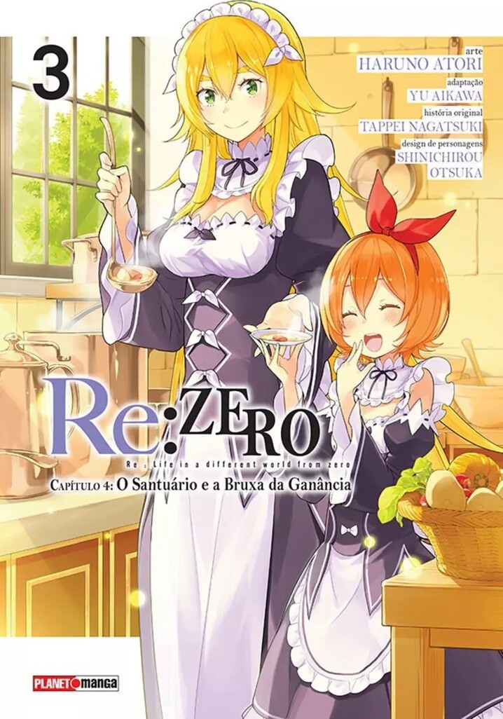 Re:zero Capítulo 4: O Santuário e a Bruxa da Ganância Vol. 3