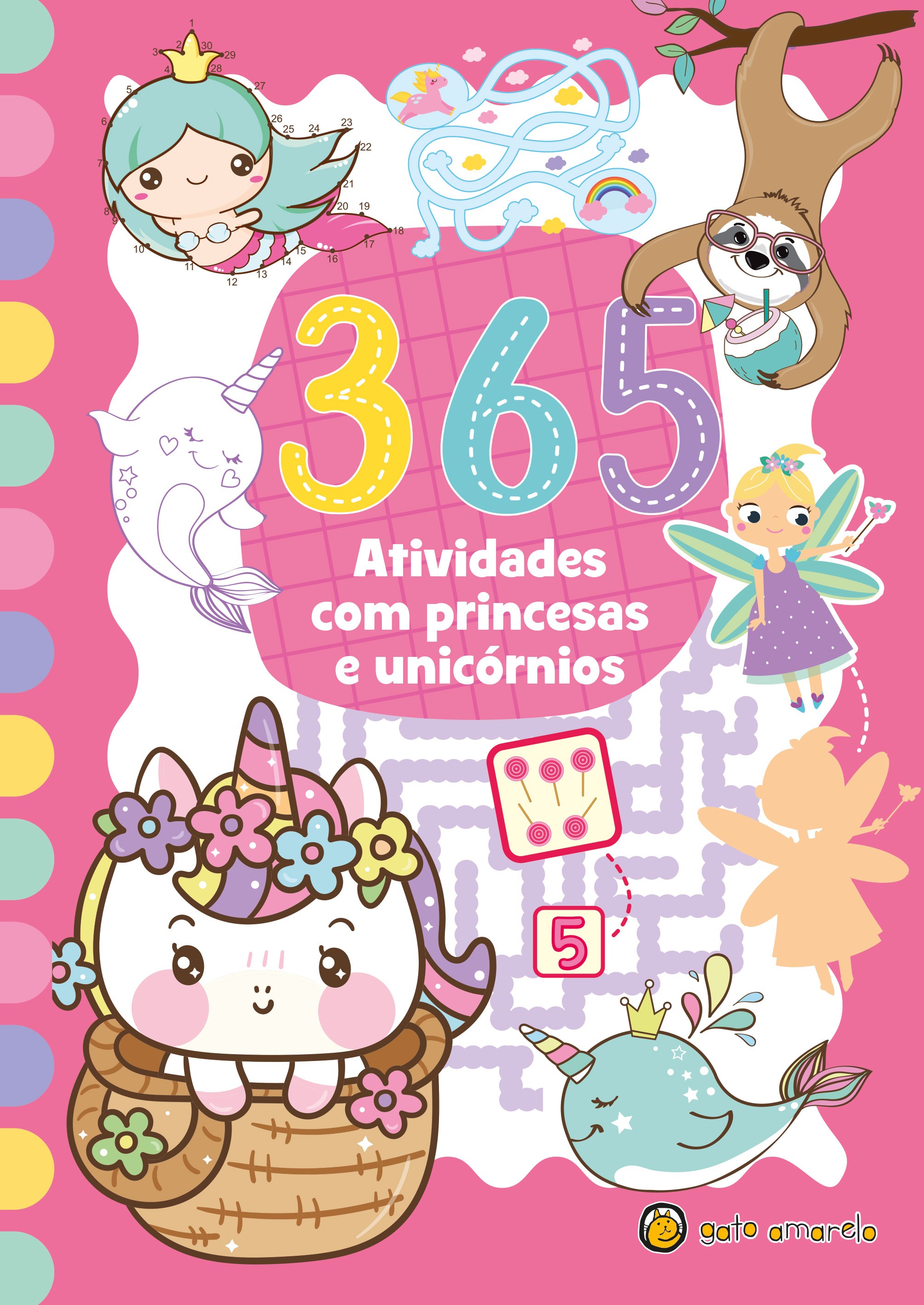 365 atividades com princesa e unicórnios