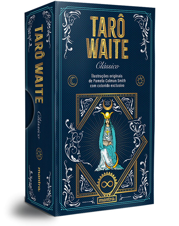 Tarô waite clássico – Deck com 78 cartas ilustradas por Pamela Colman Smith