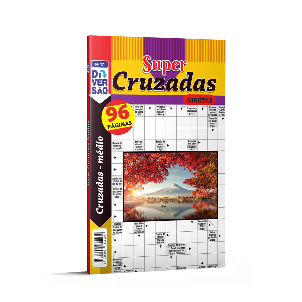 Livro Coquetel Super Cruzadas Diretas nível médio Ed 17