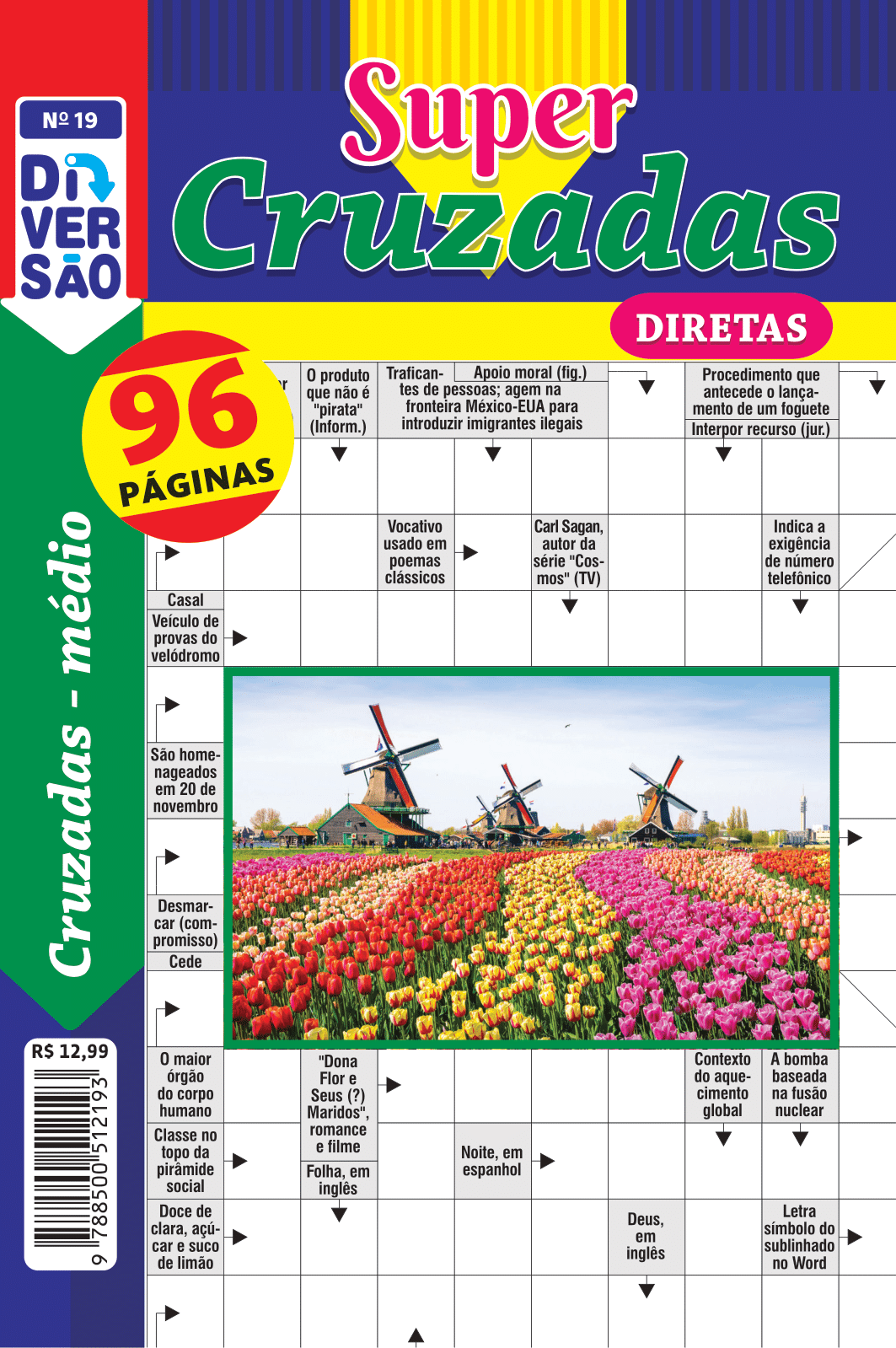 Livro Coquetel Diversão Super Cruzadas Diretas Ed 19