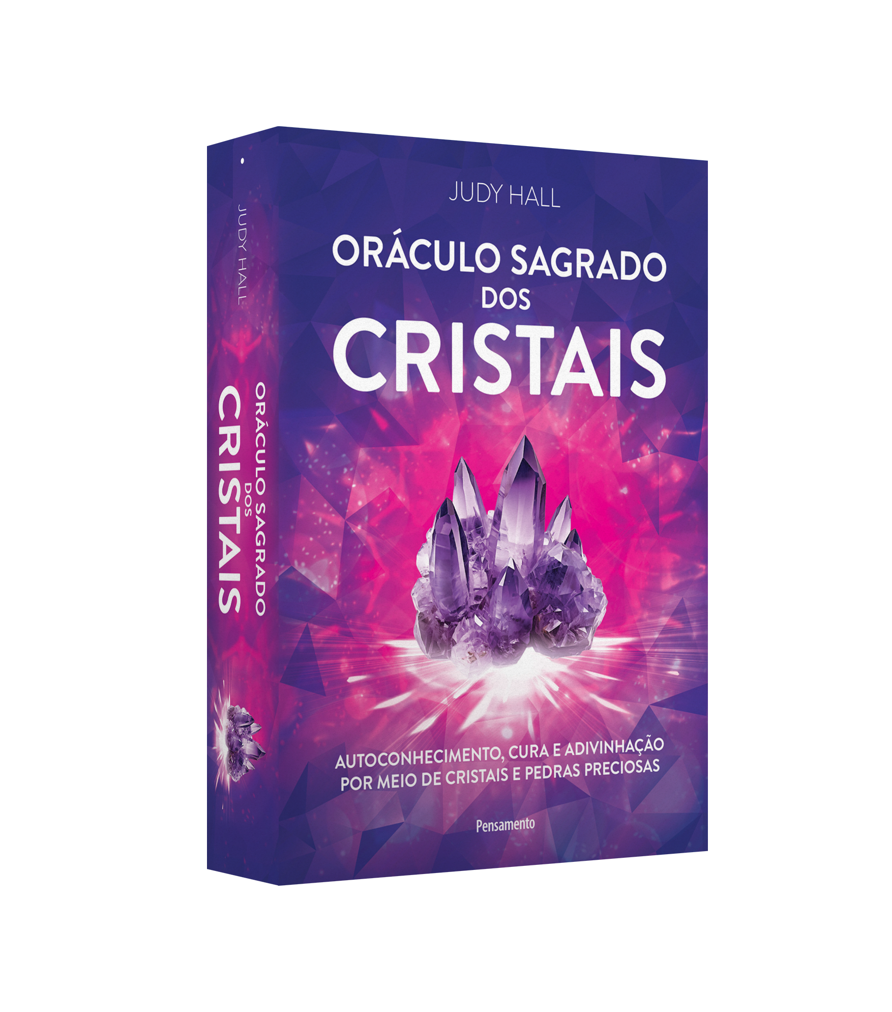 Oráculo sagrado dos cristais - Caixa com livro + 50 cartas