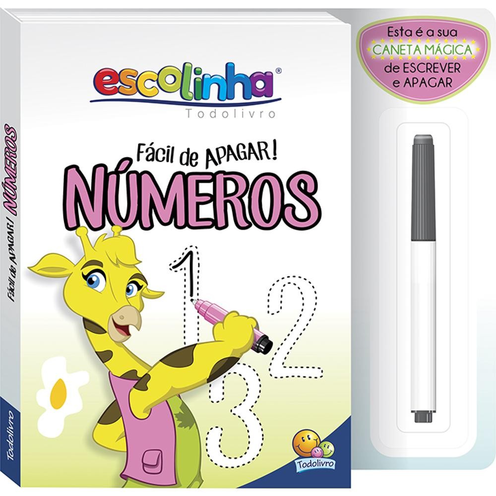 Fácil de Apagar: Números (Escolinha Todolivro)