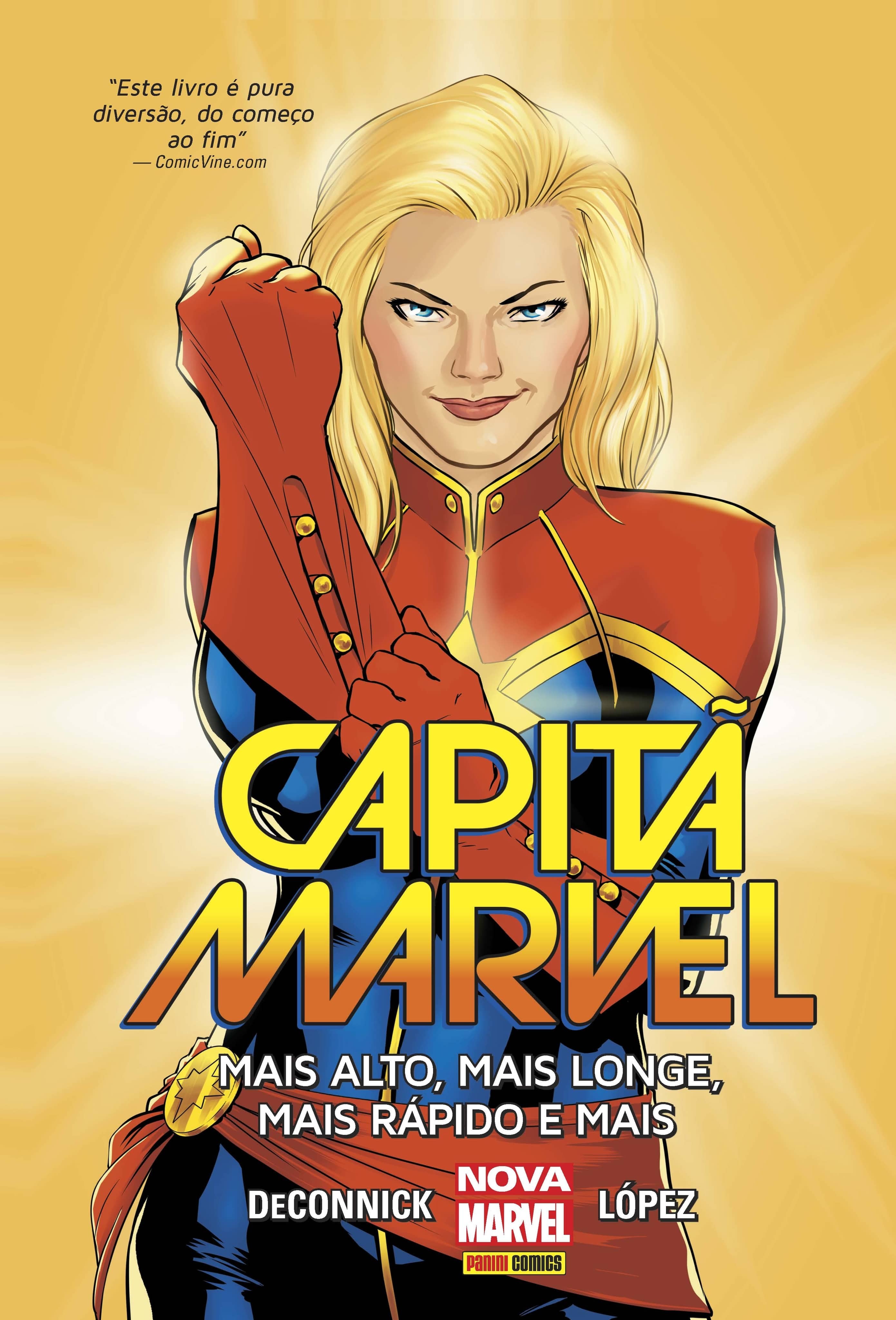 Capitã Marvel: Mais Alto, Mais Longe, Mais Rápido E Mais