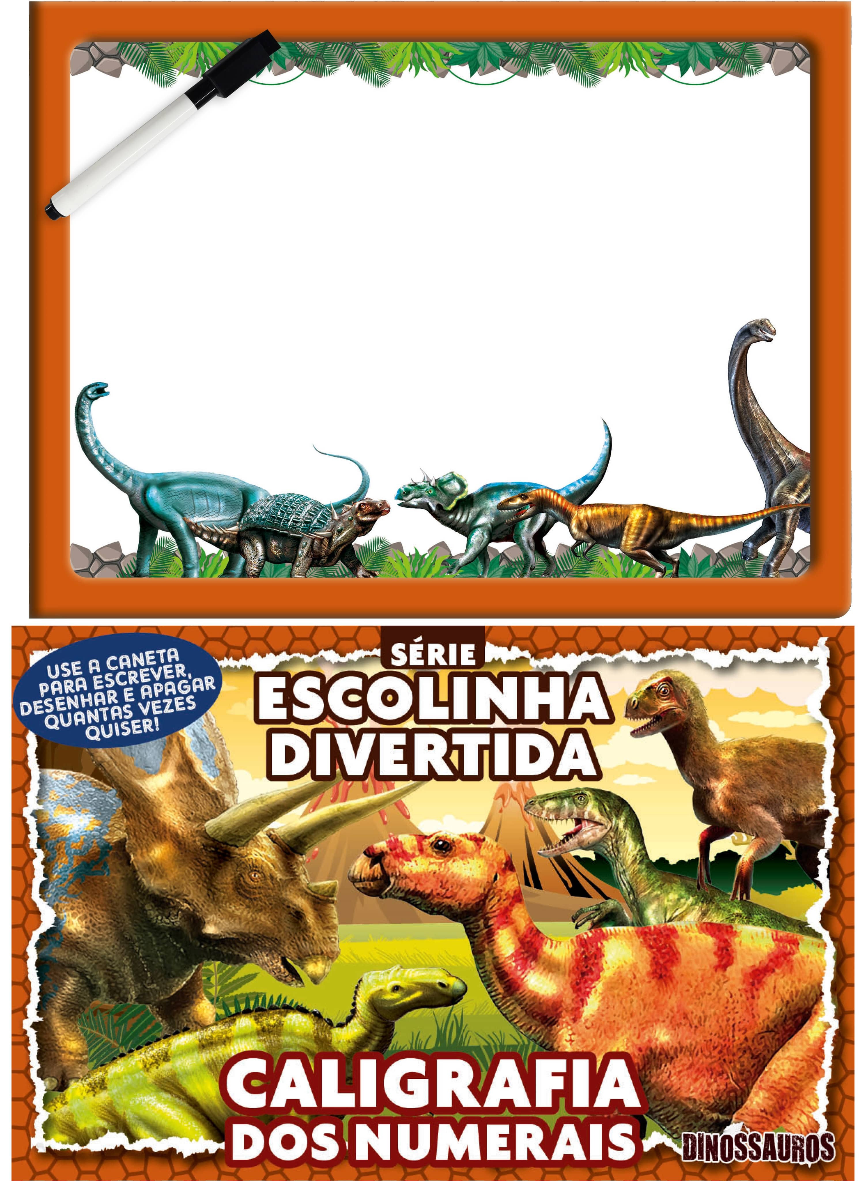 Dinossauros Série Escolinha Divertida - Caligrafia dos Numerais