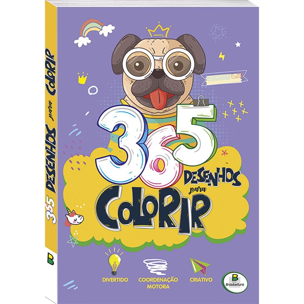 365 Desenhos para colorir (Roxo)