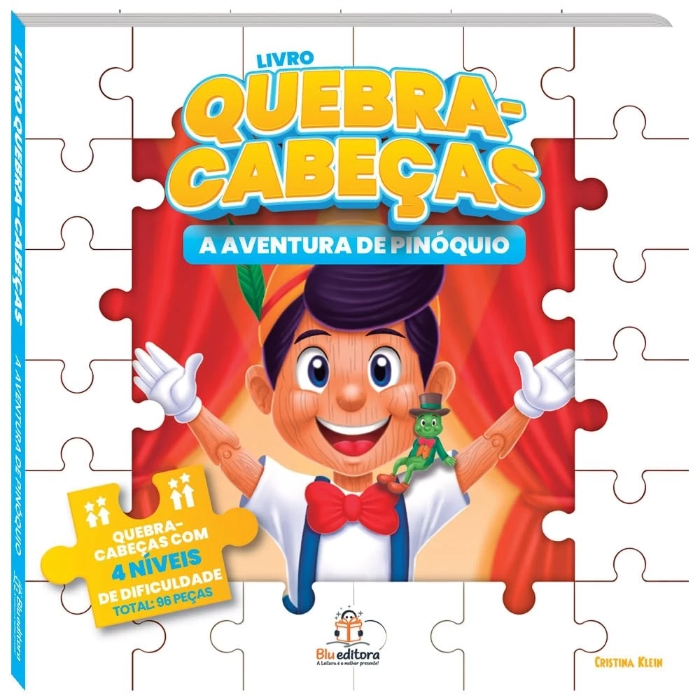 LIVRO QUEBRA CABECAS - A AVENTURA DE PINOQUIO