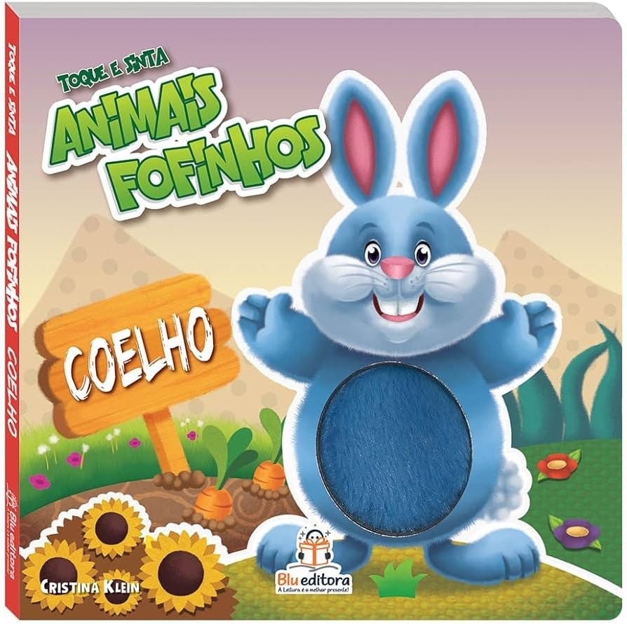 TOQUE E SINTA ANIMAIS FOFINHOS - COELHO
