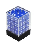 CONJUNTO DE DADOS OPACOS COM 36 UNIDADES - AZUL