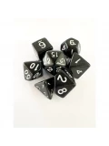CONJUNTO DE DADOS CENTRAL OPACO - PRETO E BRANCO